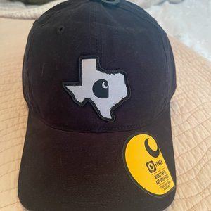 Carhartt Black Texas Logo Baseball Hat New with Tags